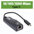 USB3.0 100/1000Mbps Wired USB & Type C To Rj45 Lan Ethernet Adapter Network Card for PC Macbook Windows 10 - Visuel 2 | SAMAG