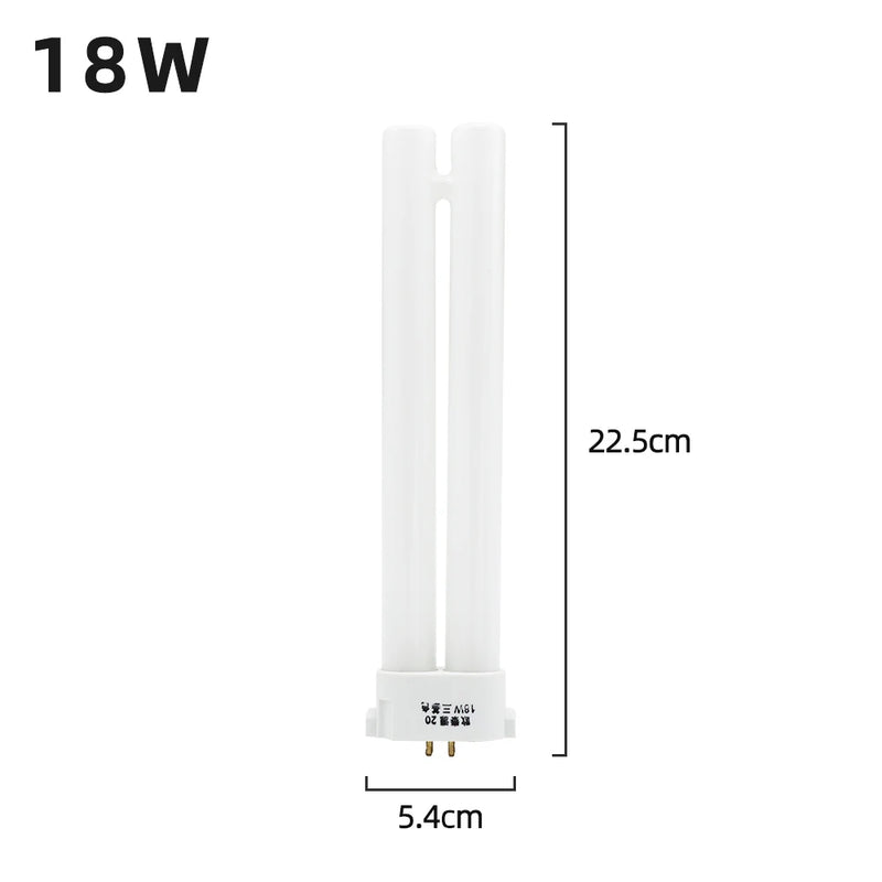Fluorescent Lamps 220V Party Four Needles Desk Lamp Tubes Eye-protection Lights 13W 18W 27W Square Four-pin Trichromatic Tube
