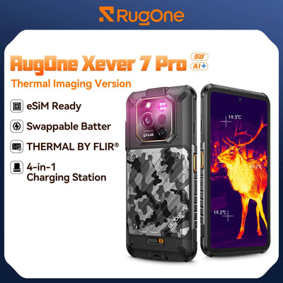 RugOne Xever 7 Pro 5G Thermal Imaging Rugged Phone 6.67" | SAMAG