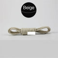 1Pair Waxed Cotton Round Shoe laces Coloured Leather Shoes lace Waterproof ShoeLaces Men Boots Shoelace Shoestring