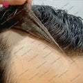 Super Ultra Thin Skin 0.02mm 80-100%Density Men Toupee Brown Black 210# Human Hair System Undetectable Natural Hairline Prosthes