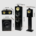 Home Theater  Nautilus Hifi Speaker 5.1/7.1 Home Bluetooth Audio Subwoofer Home Theater