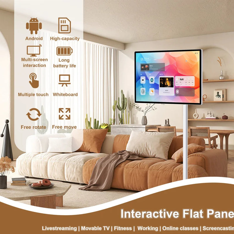 Portable WiFi Touch Screen Android TV for Multi-Scenario Use