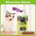 Silvervine Sticks for Cats, 10PCS Kitten Toys Catnip Toys Kitty Chew Toys Wooden Stick Kitten Teething Toys Suitable for Cats
