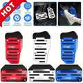 Accelerator pedal cover, anti-skid pedal, brake kit, automatic transmission car pedal, universal aluminum alloy car parts