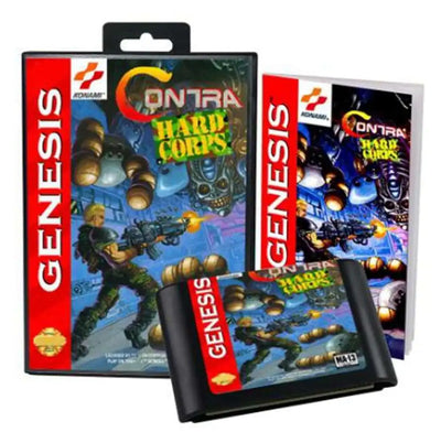 Contra The Hard Corps with Box and Manual for 16 Bit Sega | SAMAG