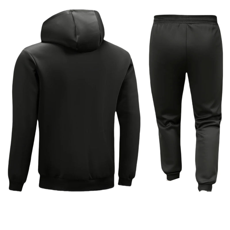 Men's Sporty Casual Set, Hooded Open Jacket and Sweatshirt for Spring and Autumn, Outdoor Sport Running and - View 2 | SAMAG
