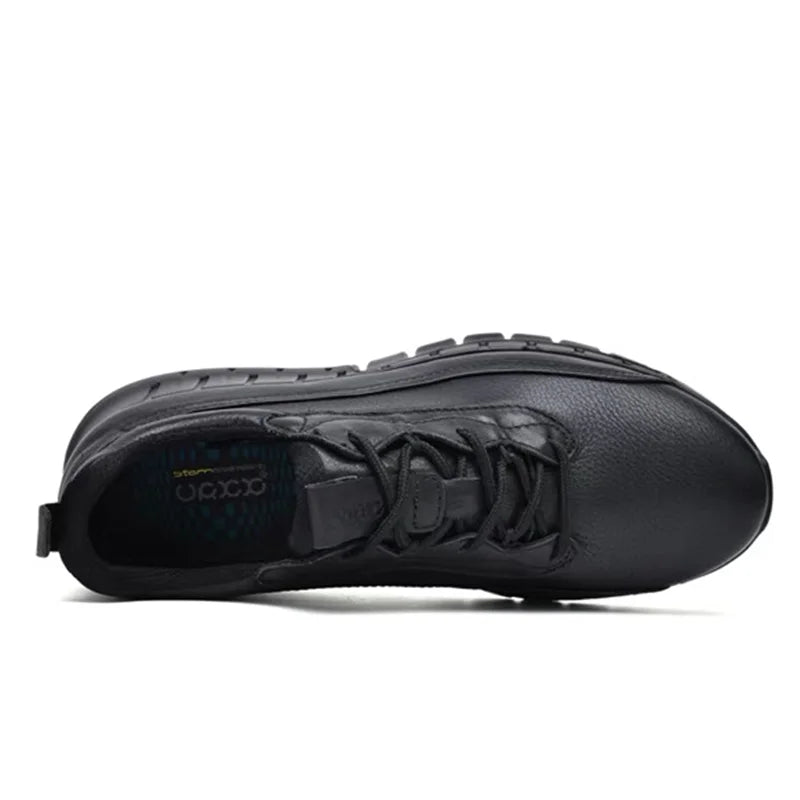 Men's Shoes Autumn New Soft Sole Lightweight Outdoor Casual Sports Shoes Genuine Leather Durable Mountaineering Shoes 운동화