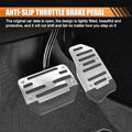 Accelerator pedal cover, anti-skid pedal, brake kit, automatic transmission car pedal, universal aluminum alloy car parts