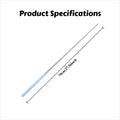 Telescopic Cat Wand Toys with Replaceable Heads - Set of 3 Pastel Color Interactive Teaser Wands for Play