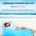 Inflatable Sofa Beach Air Sofa Folding Camping Inflatable Sofa Bed Sleeping Bag Single