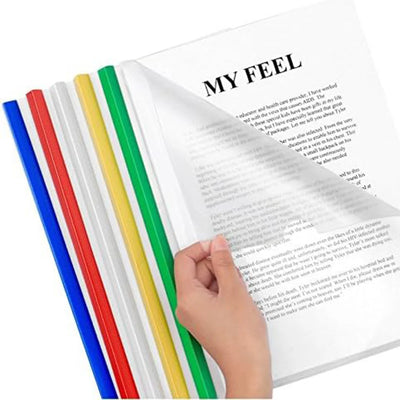 Plastic File Folder with Sliding Bar(10mm) Report Covers | SAMAG