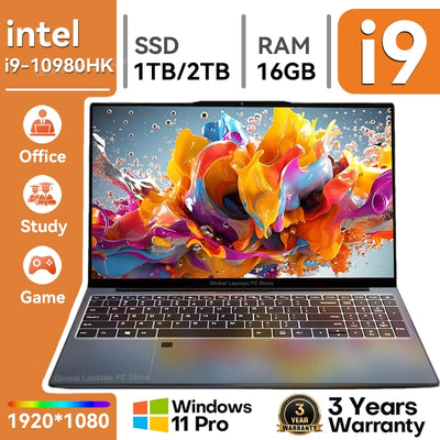 15.6' Intel Core I9 10980HK Laptop Computer Windows 11 | SAMAG