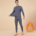 New Style Thermal Underwear Fleece-lined Long Johns Extra Thick Warm with High Neck Suitable for Both Men and Women Couple Set
