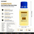 PHYHOO Professional Jewelry Electroplating Solution Kit Gold Silver Rose Plating Formula Fluid System For Workshop DIY Crafts