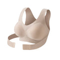 FallSweet 1/2PCS Women's Posture Correction Bras Seamless Wireless Push Up Bralette with Cross Back Support Female Lingerie