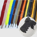 Flat Wide Shoelaces 2cm 1Pair Thick Soft Casual Sneakers Running Sports Shoe Laces 100/120/140/160CM Fashion Shoes Accessories
