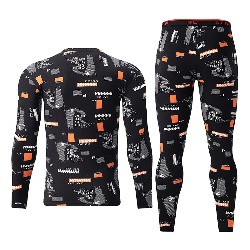 2-Piece Men's Warm Suit For Autumn And Winter Youth Fashionable Plus Size Comfortable Casual Sports And Trendy Interior