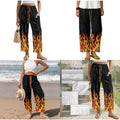 INSTANTARTS Traf 2026 Women's Matching Sets Ropa Para Mujer Halloween Shirts Wide Leg Pants Set Women Plus Size Clothing S-3XL