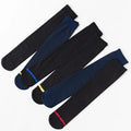 7 Pairs Man Short Silk Socks Business Thin Nylon Striped | SAMAG