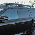 For GWM Great Wall Tank 500 2022 + Car Style Black Window Strip Frame Protector Decoration Accessories Glass Trim Molding Cover