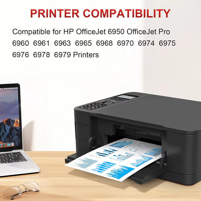 903 XL Ink Cartridge For HP 903XL HP903 Compatible For HP Officejet Pro 6950 6960 6963 6964 6965 6966 6968 6970 Printer