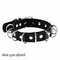 Woman Black Punk Choker Collar Necklace Sexy PU Leather Heart Lock Key Spike Chocker Gothic Cosplay Accessories Party Jewelry