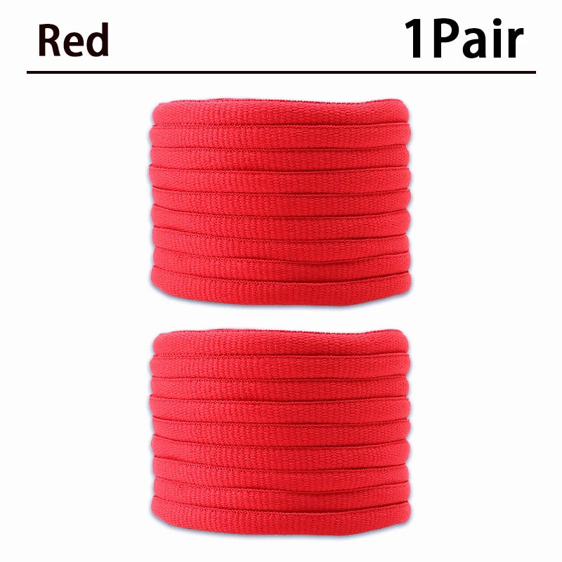 New Half Round High Quality Shoelaces 5mm Width Solid Color Shoelace Sneaker Classic Shoe Laces 1 Pair/3 Pair/5 Pair