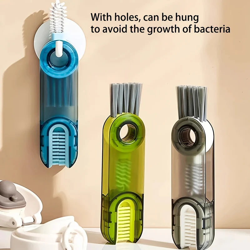 Cleaning brush three in one cup water artifact thermos - Visuel 5 | SAMAG