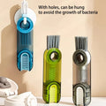 1PC cleaning brush three in one cup brush water cup cleaning artifact thermos bottle gap U-shaped cup mouth cup lid brush