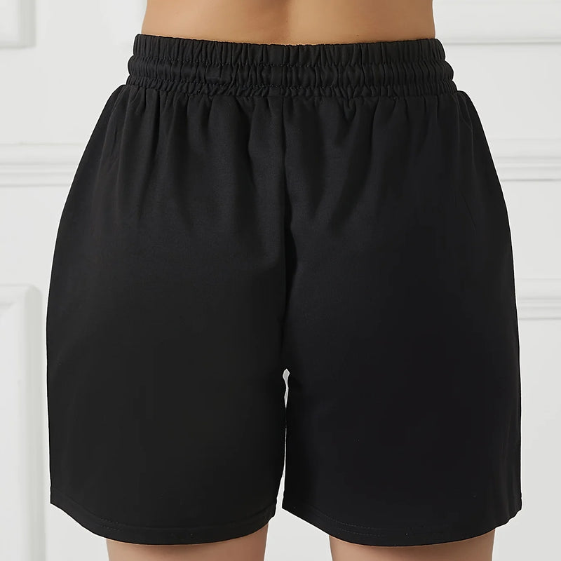 Jogging Cool Breathable Short Pants Womens Summer Loose Comfy Sweatpants Running Daily All-Match Shorts Fitness Basic Bottom