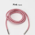 Crystal Rhinestone Diamond Shoelaces Colorful Shiny Shoe Laces Sneakers Shoelace Clothes Bags Belt Accessories Round 4mm 1PCS