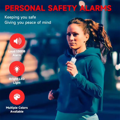 NEW Personal Safety Alarm 130dB with LED Light SOS Self | SAMAG