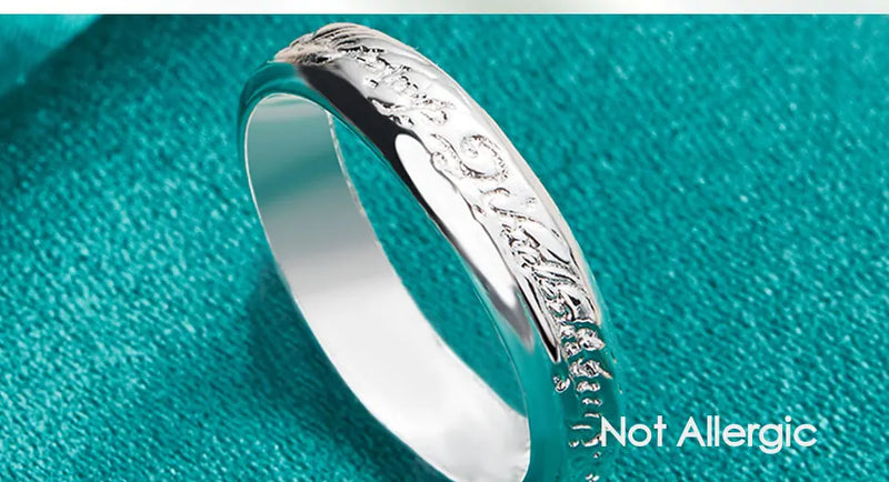 DOTEFFIL 925 Sterling Silver Mageweave Sculpture Ring For Wedding Engagement Party Jewelry