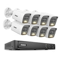 Annke 16CH NVR 12MP HD IP Security Camera Poe 6K Dual Light Audio Fixed Video Surveillance Human Vehicle Detection CCTV System