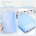 Large Capacity 3-Ring Binder with Pockets for A4 Paper,Holds 220 Sheet Presentation Folder for School Office(12.4x10.43 Inch)