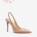 Heeled sandals Red Shiny Bottoms Naked color luxury Hollow 2026 New Elegant High Heels Sexy Slingbacks Ladies Shoes Women shoes