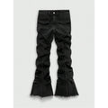 Men's Jeans Fashion High Waist Ripped Skinny Bootcut Man | SAMAG