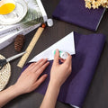 51 x 11.8" Suede Book Cloth Indigo for Book Binding A4-A8 Fabric Surface Paper Backed Bookcover Book Album Scrapbooking Archival