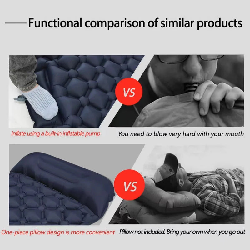 Camping Mat Self Inflatable Mattress Inflating Pad | SAMAG