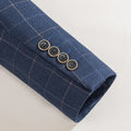 ST Cassy High Quality Khaki Plaid Suit Formal Business Office Men's Suits Fashionable and Casual Evening Gown