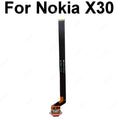 USB Charging Board Dock Port Flex Cable For Nokia XR20 XR21 X30 USB Charger Connector Flex Cable Board Ribbon Repair Parts