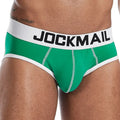 JOCKMAIL Brand Mens Bikini Underwear Cotton Classic Basics Sexy Men Briefs U Convex Calzoncillos Hombre Cueca Gay Men Panties