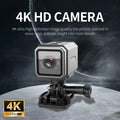 HD 4K 2K Digital Cycling Camera Small Outdoor Action Sports DV Waterproof Helmet Camorder Bicycle Recorder Clip Mini Body Camera