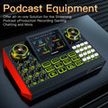 Tenlamp G9 Professional Podcast Influencer KOL Singing Gaming DJ Mixing Station Controller Equipment Studio Professional Recording Electronic Music Mixer Power Karaoke Machine Available Dynamic Condenser Wireless Microphone P