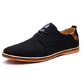 Men's Casual Business Leather Shoes Men Fashion Lace-up Derby Shoe Mens Light Comfortable Outdoor Driving Flats