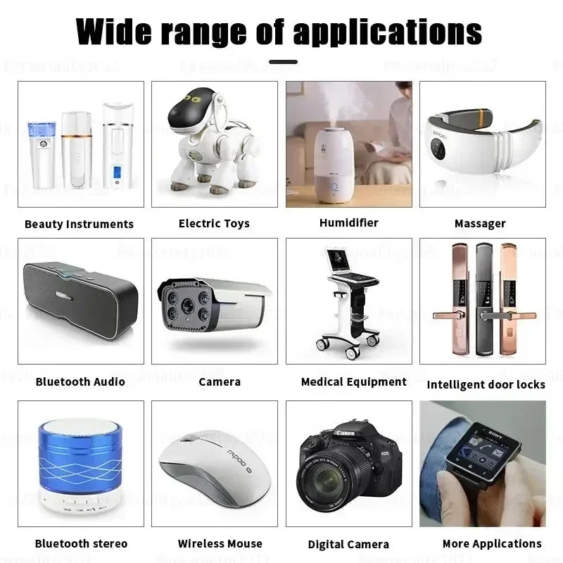 3.7V Lipo Battery Ph2.0 Plug Rechargeable Lithium Battery 3.7V For PS4 Humidifiers GPS Navigation  Bluetooth Speaker MP3 MP4