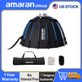 Amaran Light Dome 60 Quick-Setup Deep Parabolic Octagonal Softbox for Amaran 300c 150c 200xS 60xS by Aputure 300x 600x Pro