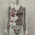 Women's Leopard Print Tankini Set V-Neck High-Waisted | SAMAG