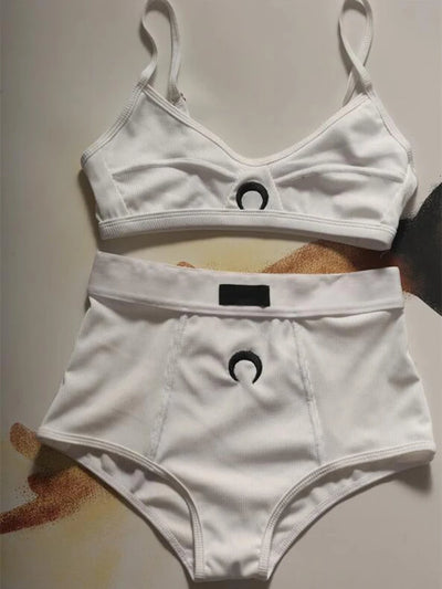 Summer Set Women Sleeveless Lingerie Vest and Shorts Moon | SAMAG